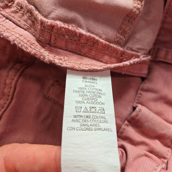 Pink distressed Girl shorts 14 - Picture 4 of 4